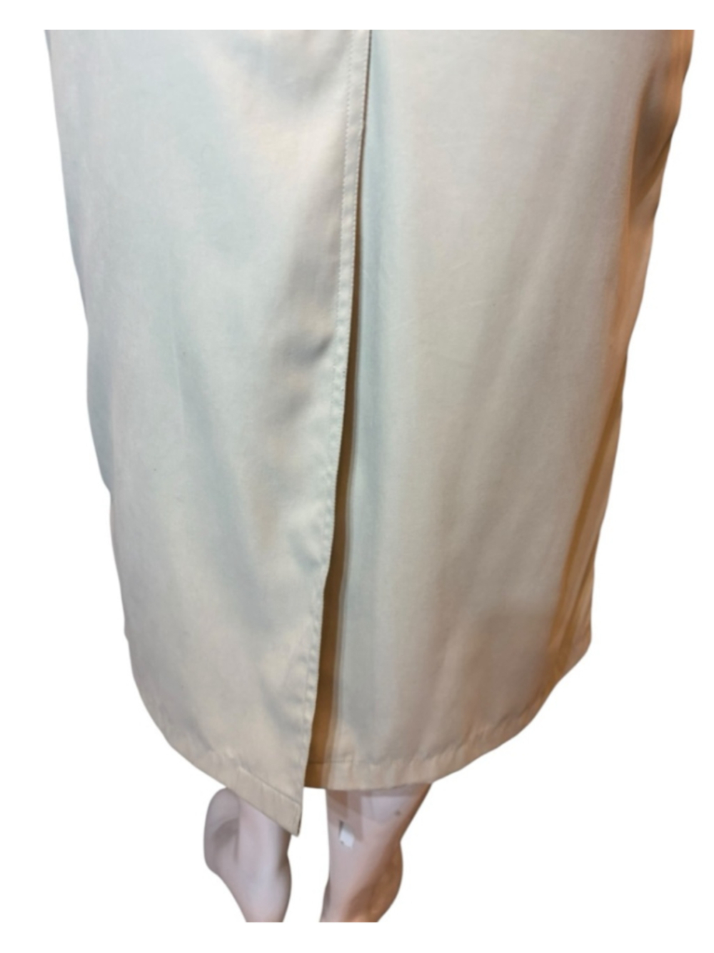 Women's LONDON FOG Trench Coat 8P Sage Green - Picture 12 of 16
